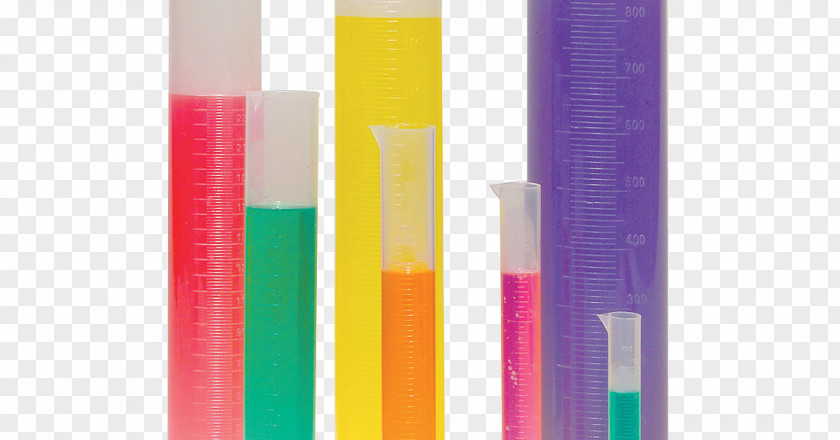 Glass Graduated Cylinders Plastic Liquid PNG