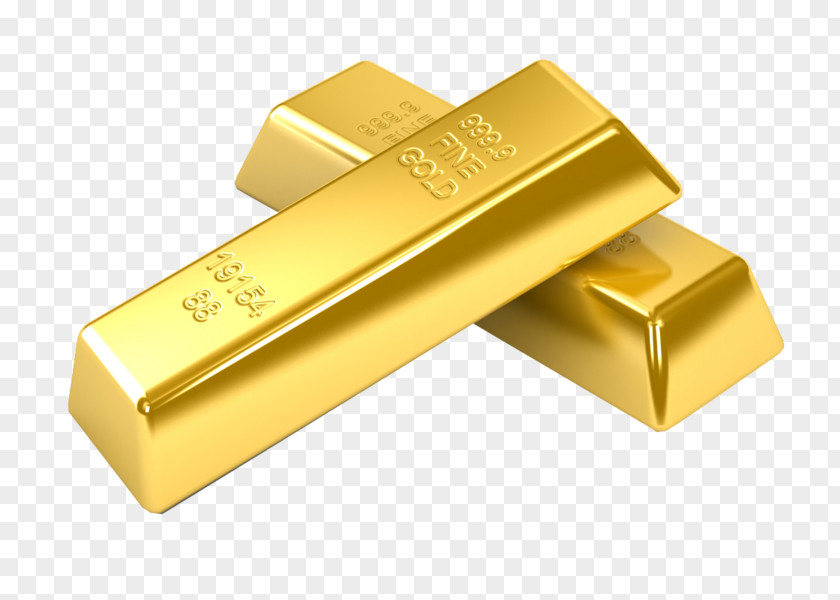 Gold Bar Clip Art Image PNG