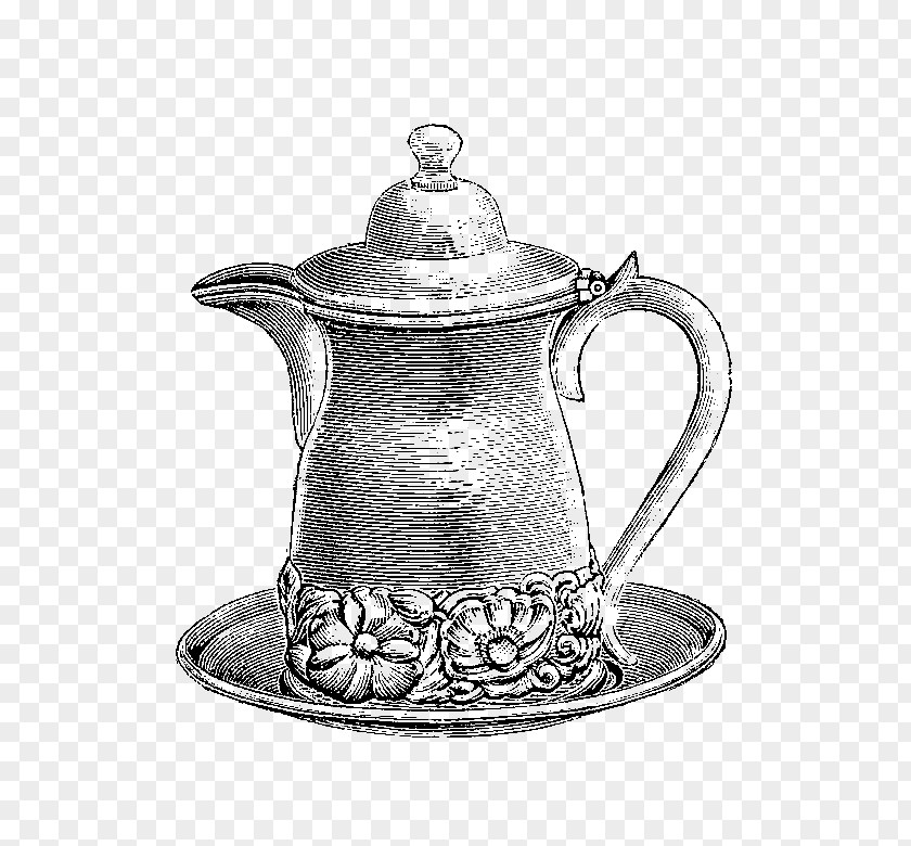 Kitchen Jug Digital Stamp Kettle Pitcher PNG