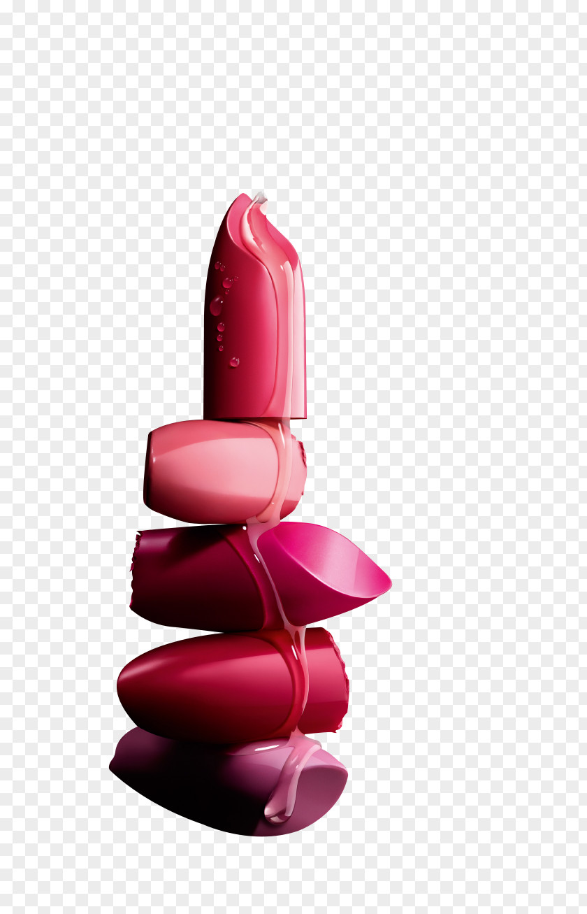 Pink Lipstick Lip Balm Make-up PNG