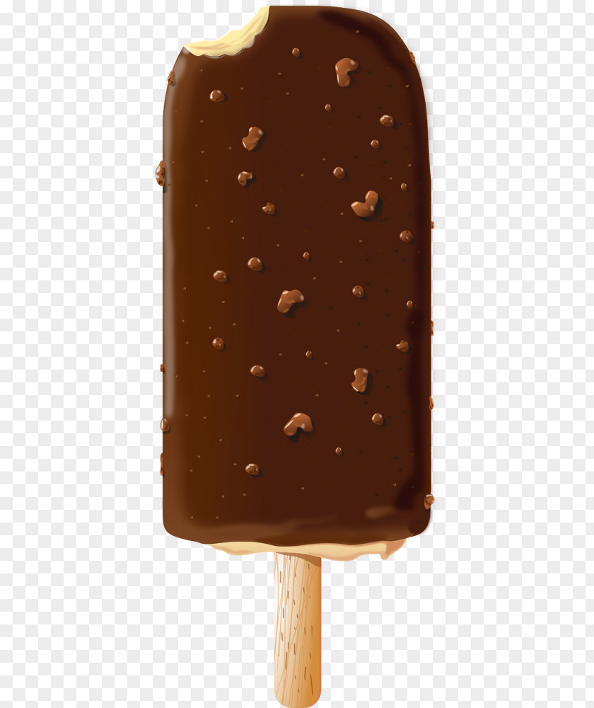 Popsicle Cartoon Chocolate Ice Pops Cream Cones Waffle PNG