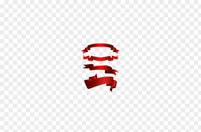 Red Tie Ribbon Clip Art PNG