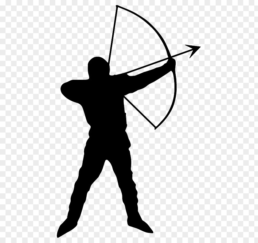 Silhouette Clip Art Image Illustration Archery PNG