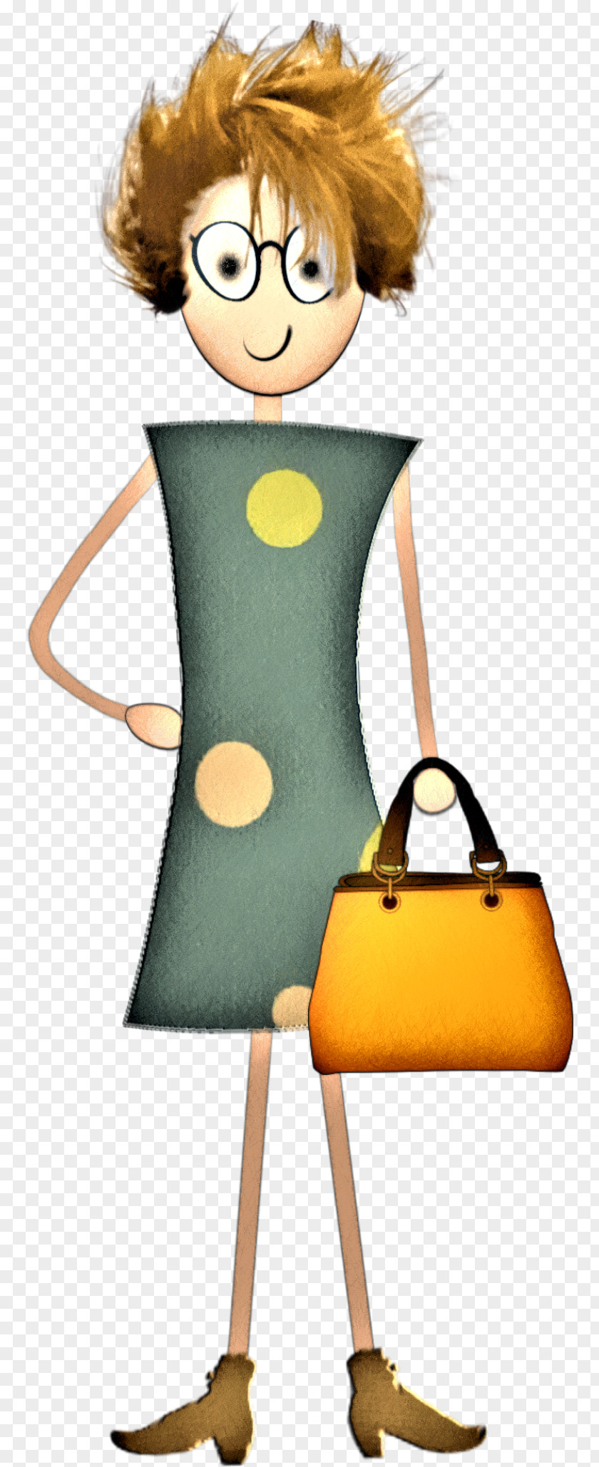 Handbag Bag Yellow Background PNG