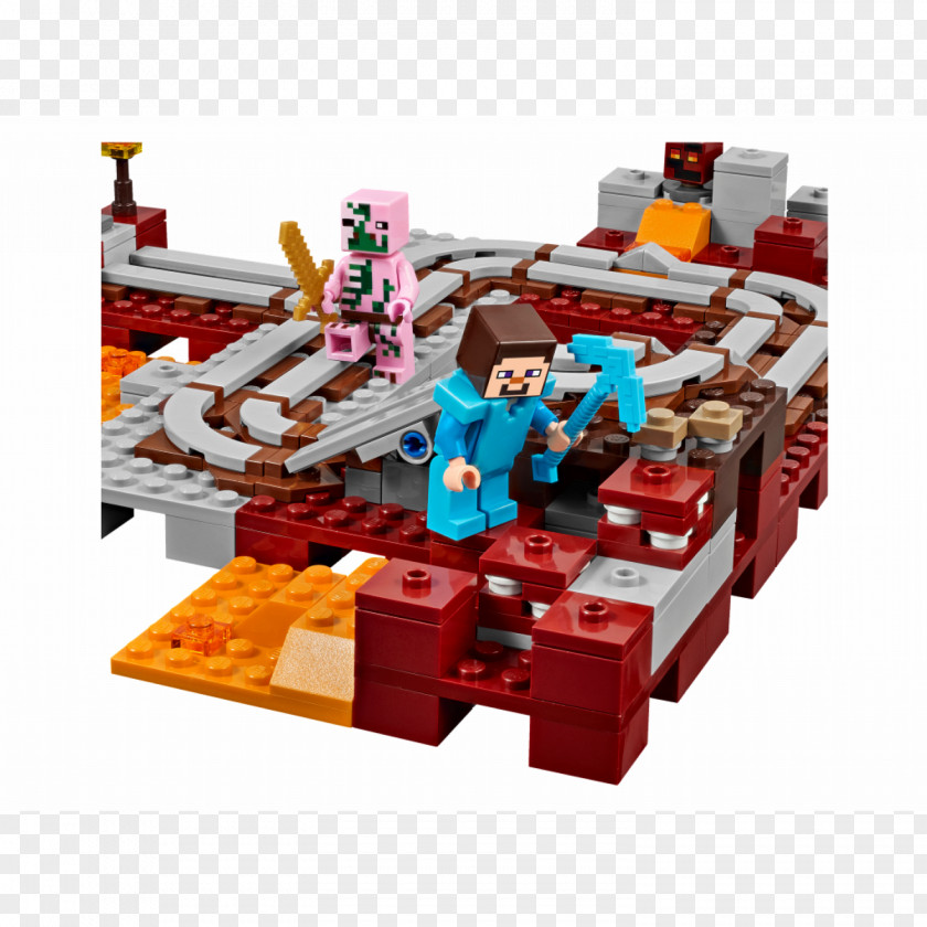 LEGO 21130 Minecraft The Nether Railway Toy Lego PNG