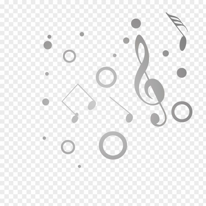 Notes And Circles Musical Note Symbol PNG