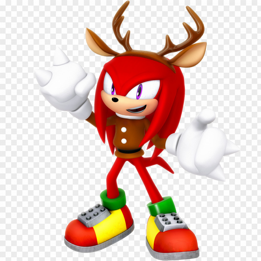 Reindeer Knuckles The Echidna Sonic Hedgehog Video Game Doctor Eggman Adventure 2 PNG