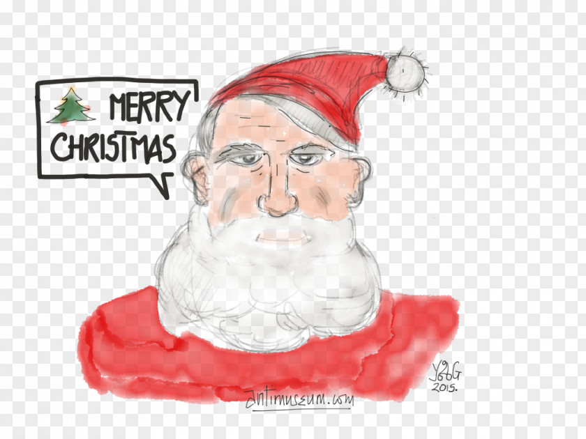 Santa Claus Christmas Ornament Beard Moustache PNG