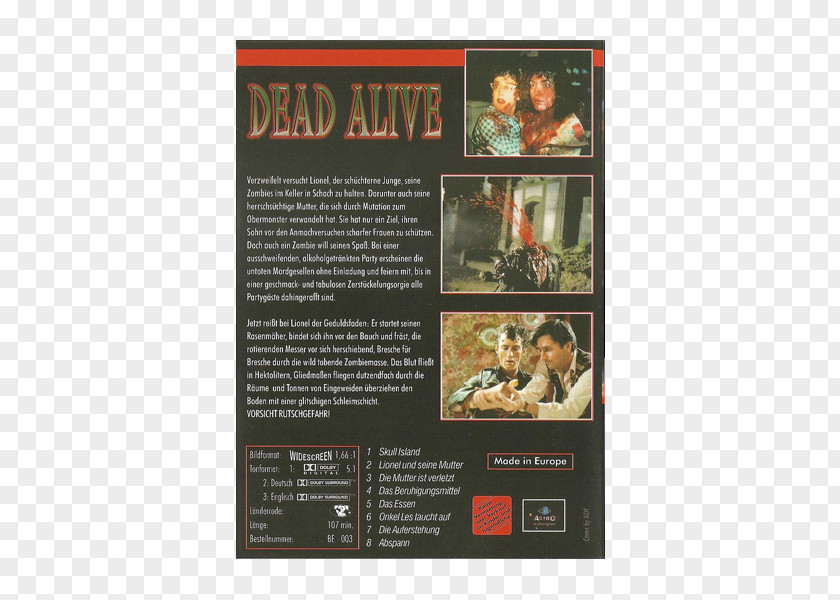 Dead Or Alive Schnittberichte.com Voluntary Self Regulation Of The Movie Industry Federal Department For Media Harmful To Young Persons DVD Text PNG