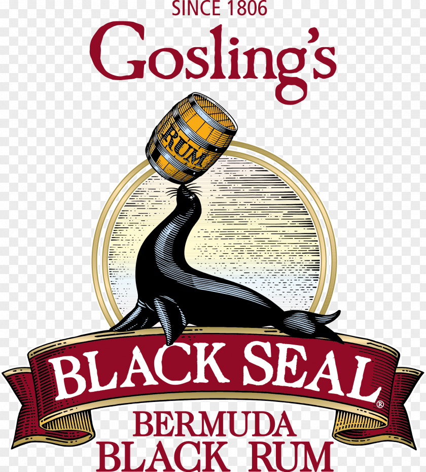 Fever Tree Logo Black Seal Rum 700ml Liqueur Gosling Brothers Bacardi 151 PNG