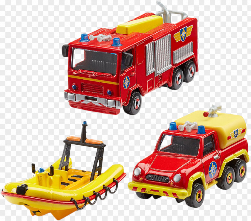 Fireman Firefighter Die-cast Toy Fire Engine Child PNG