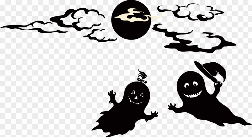 Halloween Poster Silhouette Clip Art PNG