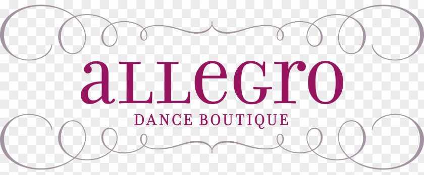 Allegro Dance Boutique Troupe Northbrook Logo PNG