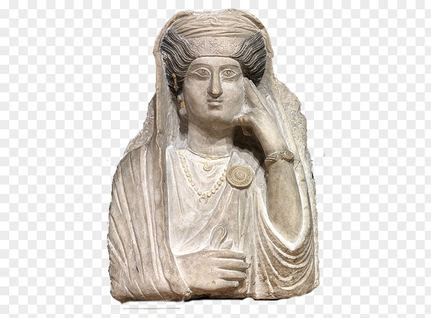 Antiquity Palmyra Statue Relief Classical Sculpture PNG
