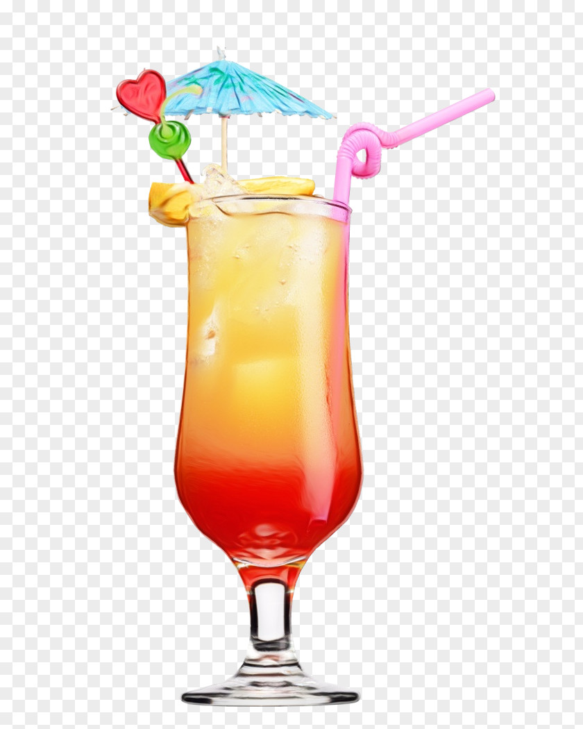 Bay Breeze Rum Swizzle Drink Cocktail Garnish Hurricane Juice Alcoholic Beverage PNG