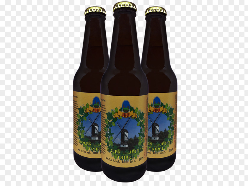 Beer Bottle Tripel Brewery Streekbier PNG
