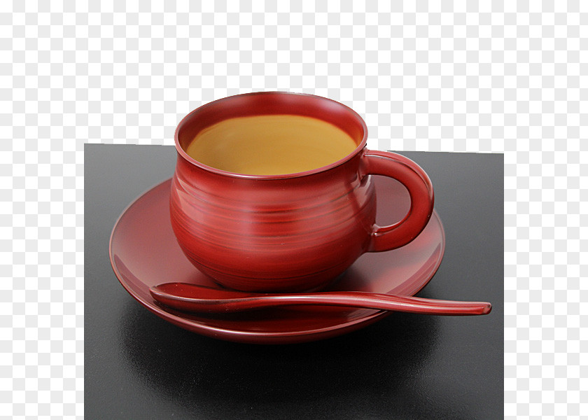 Creative Coffee Tea Cup Ceramic Saucer PNG