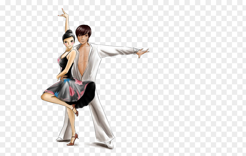 Latin Dancers Dance Cartoon PNG
