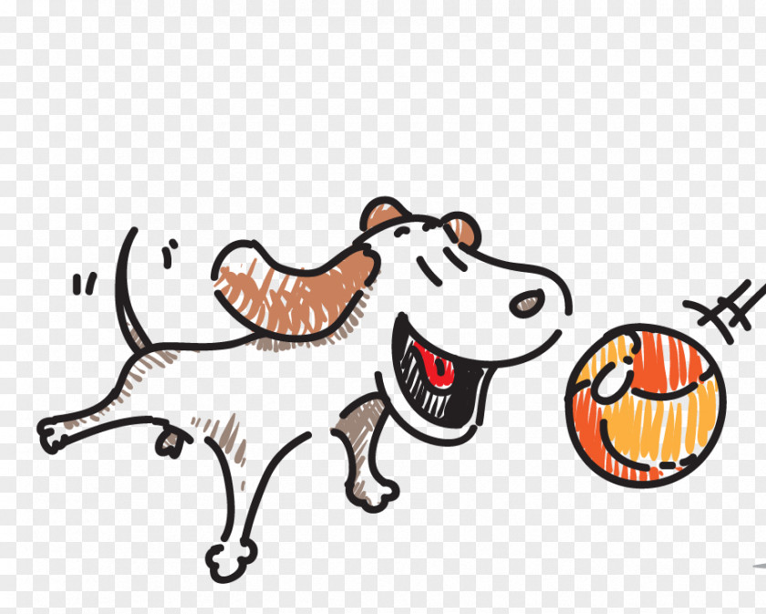 Playing Dog Vector Material T-shirt Pet Horse PNG