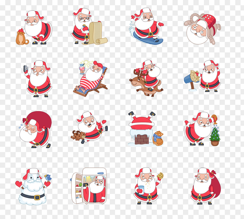 Santa Claus Christmas ICO Icon PNG