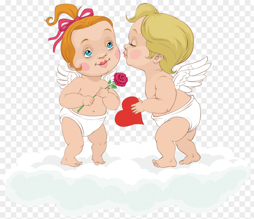 Cupid Cherub Angel Love Clip Art PNG