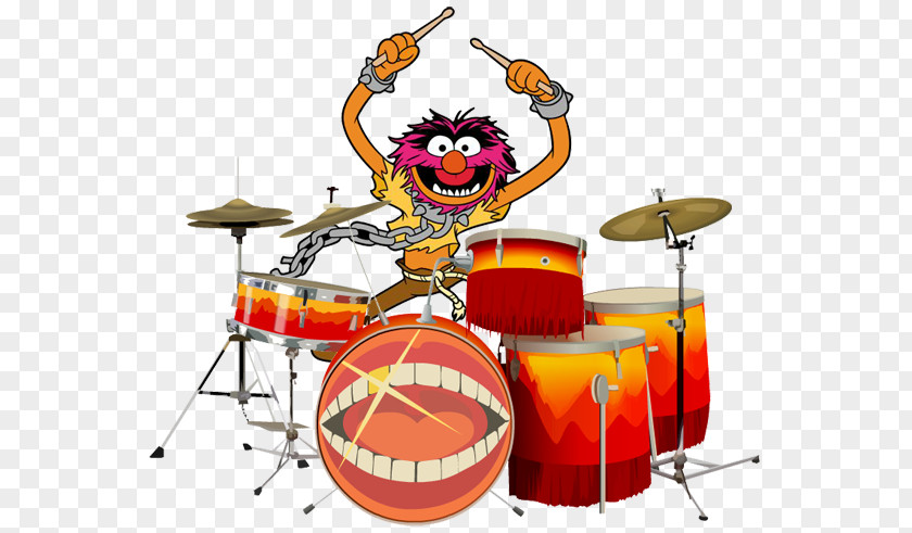 Drum Animal Kermit The Frog Drummer Muppets PNG