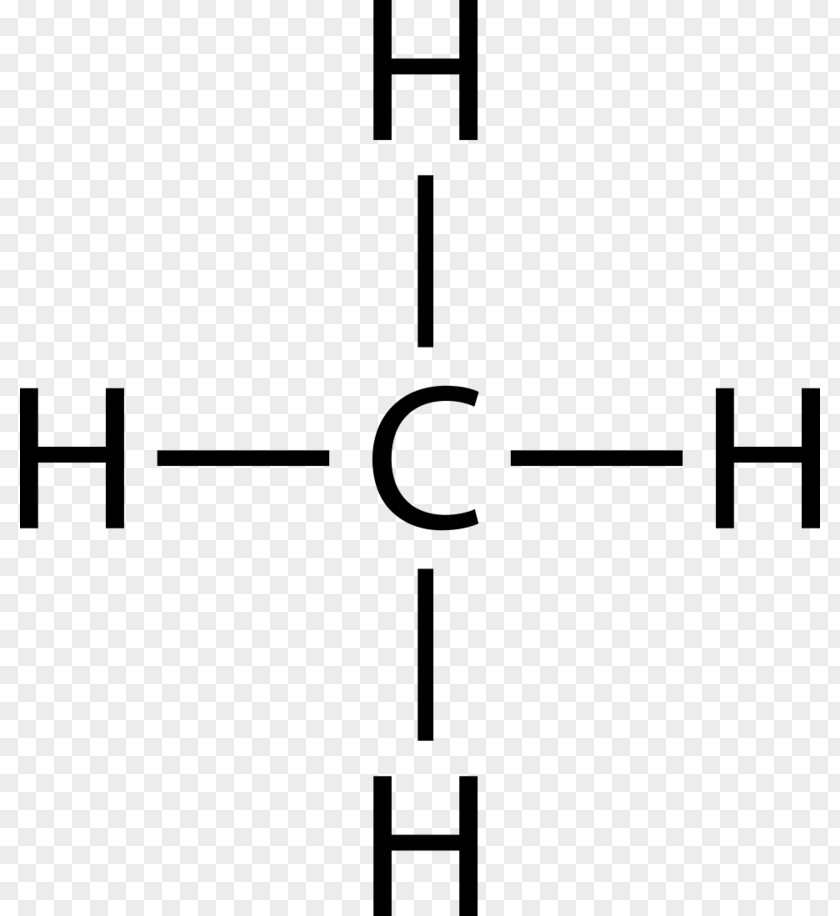 Lewis Structure Molecular Geometry Methane Molecule Chemical Formula PNG