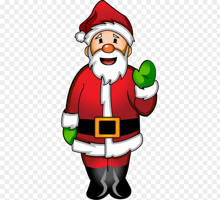 Monkey Waving Hi Santa Claus Clip Art Christmas Ornament Day Cartoon PNG