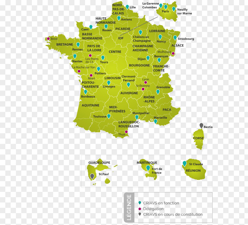 France Regions Of French Regional Elections, 2015 PNG