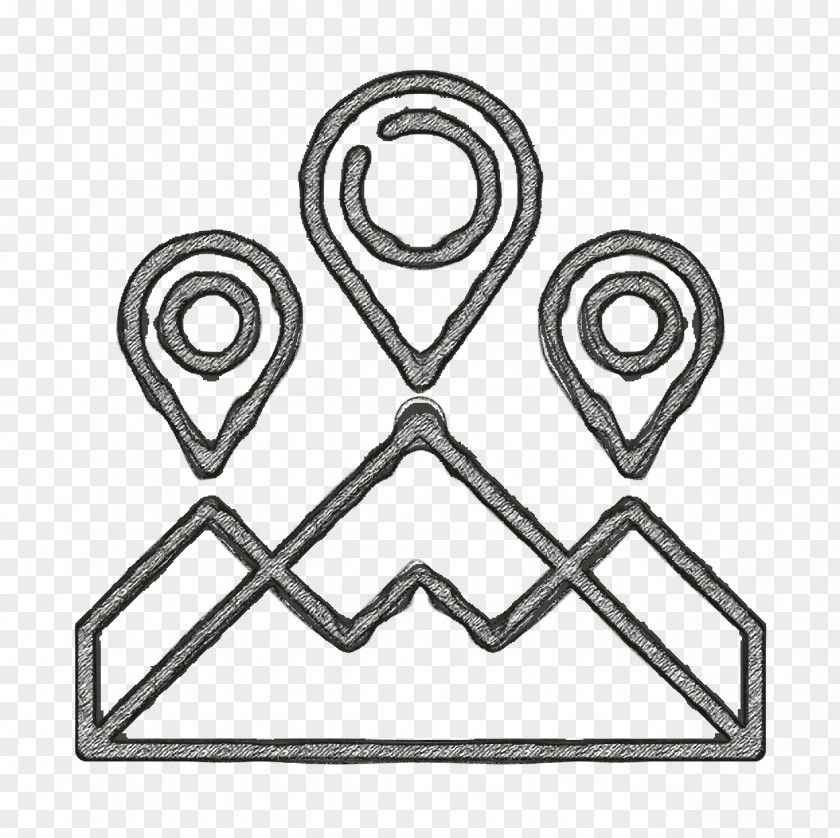 Location Icon Mountain PNG