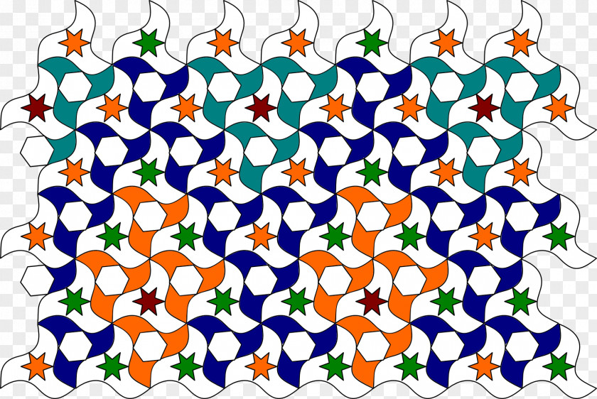 Maths Alhambra Roman Mosaic Art Tessellation PNG
