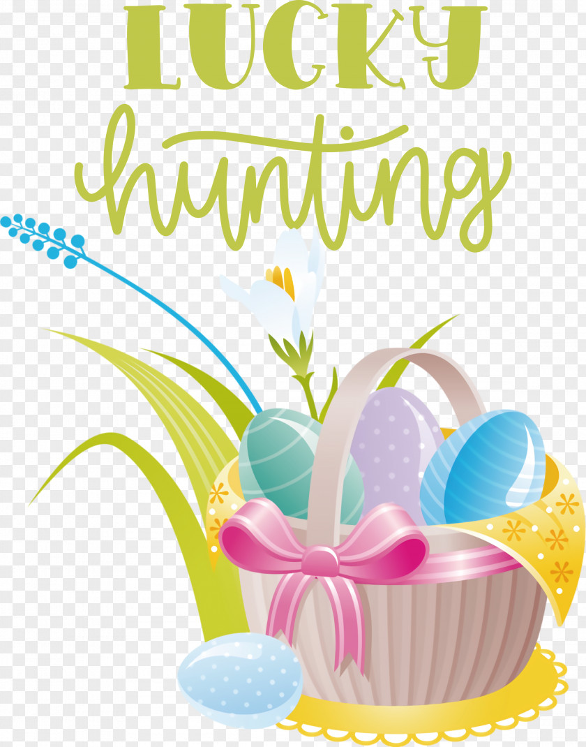 Lucky Hunting Happy Easter Day PNG