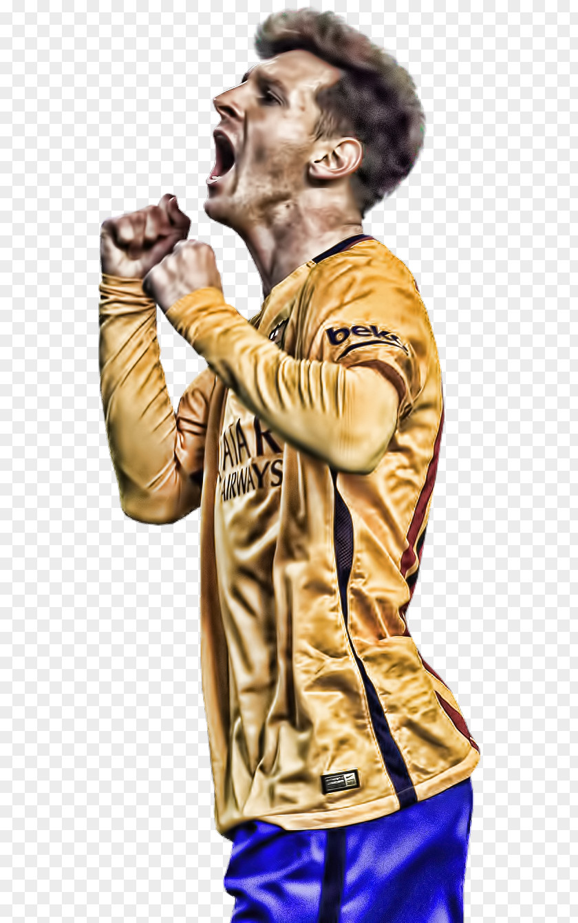 Messi Statue Figurine PNG