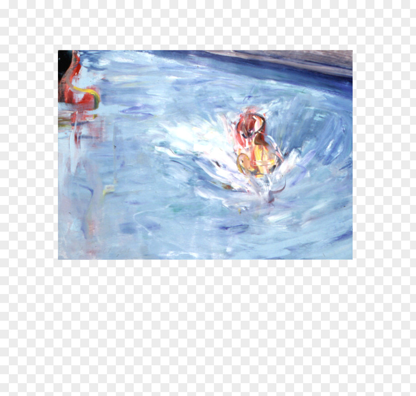 Painting Oil Swimming Pool PNG