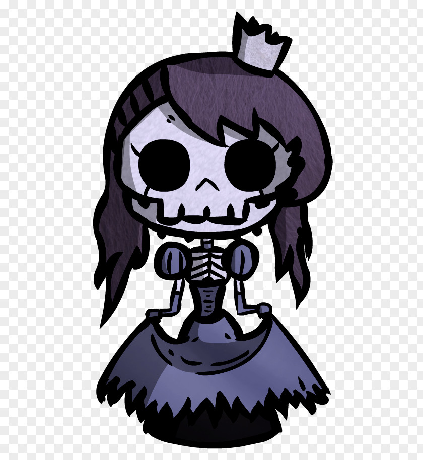 Skull Character Clip Art PNG