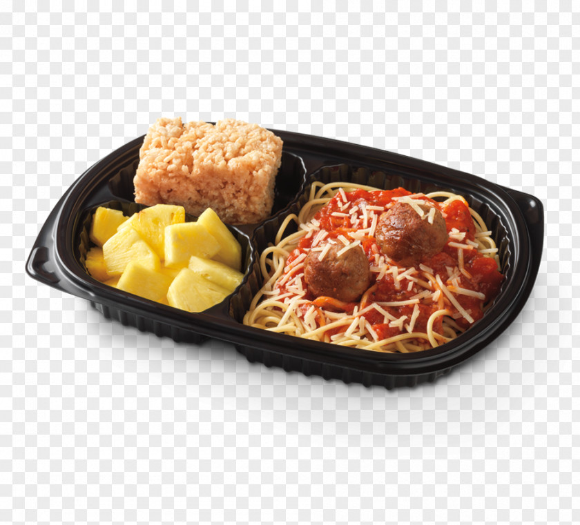 A Meat Dish Bento Spaghetti With Meatballs Chicken Soup Pad Thai Curry PNG