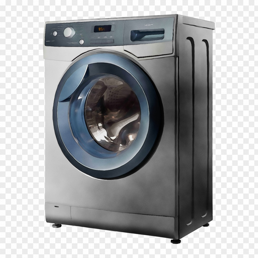 Laundry Room Washer Watercolor Background PNG