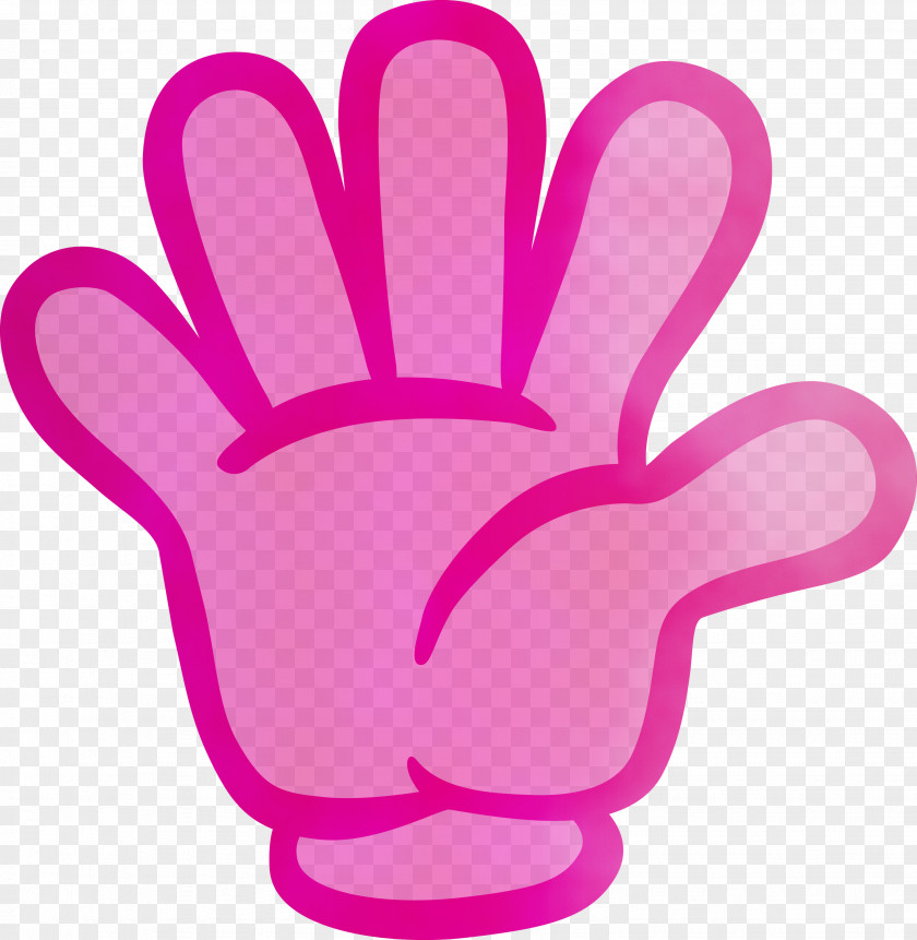 Pink Hand Finger Magenta Gesture PNG