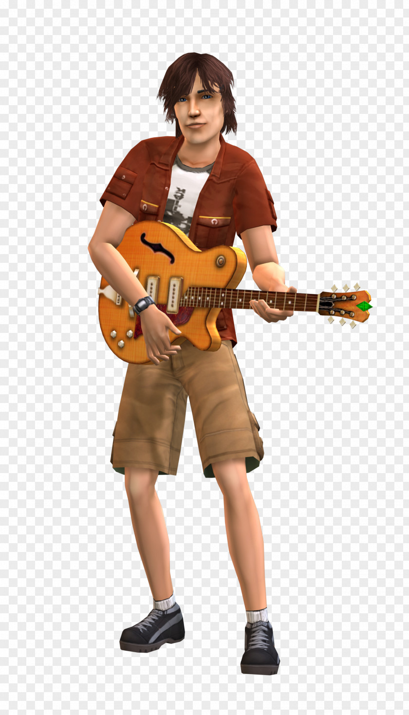 The Sims 2: University 3: Life Bass Guitar PNG
