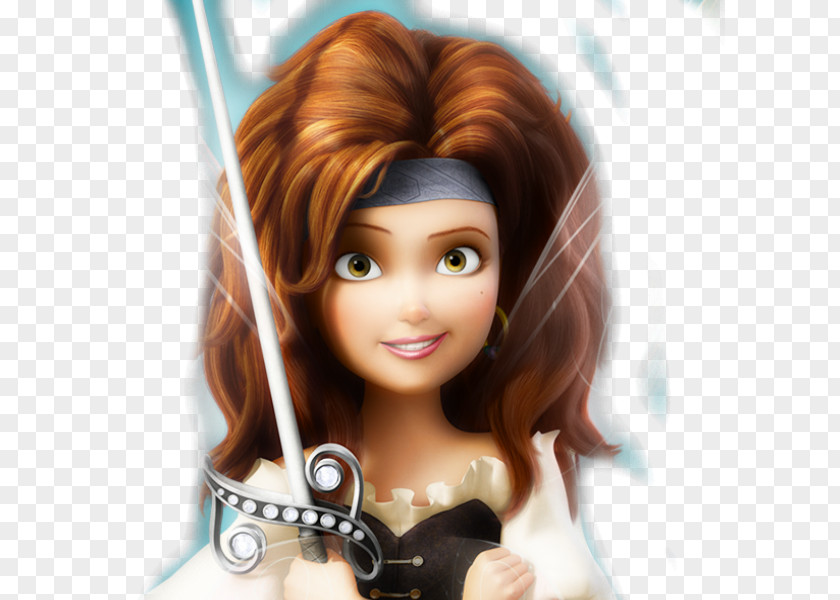 Barbie Clochette Et La Fée Pirate: L'histoire Du Film Brown Hair PNG