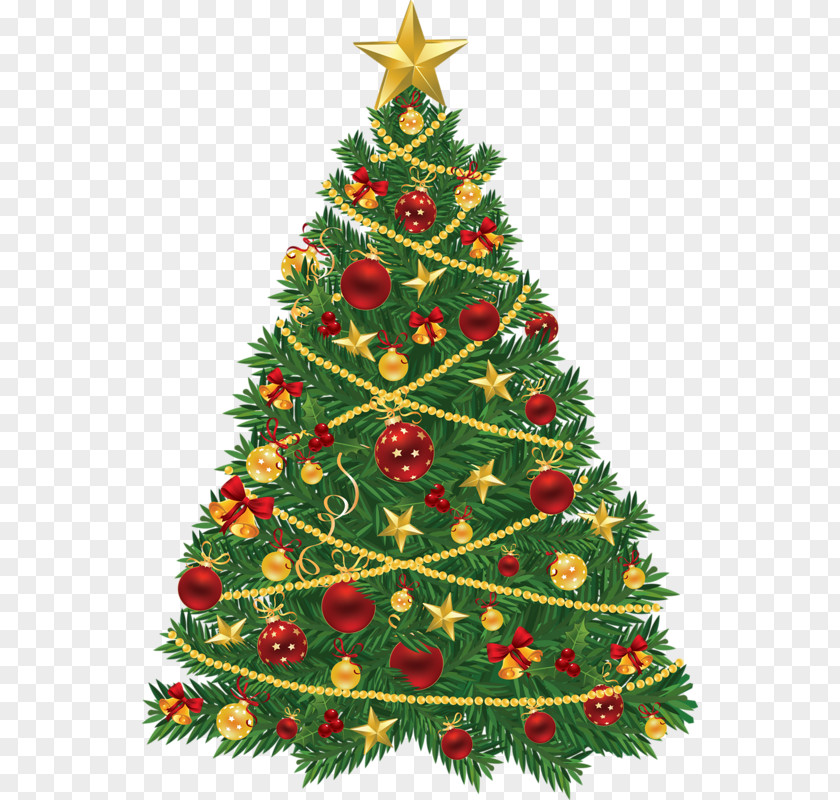 Christmas Tree Garland Ornament Santa Claus Clip Art PNG