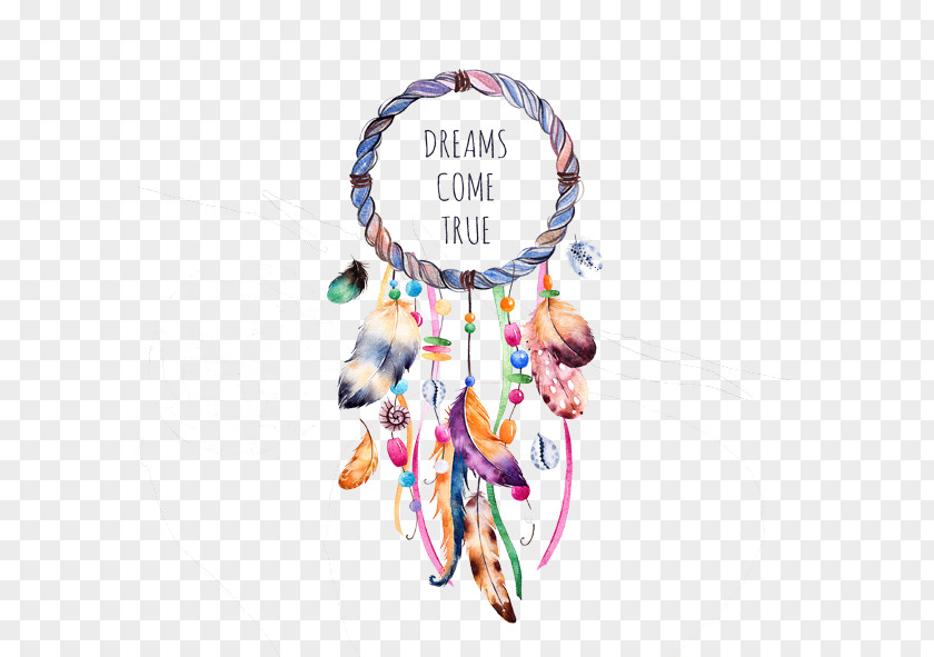 Hand-painted Feathers Wedding Invitation Dreamcatcher Illustration PNG