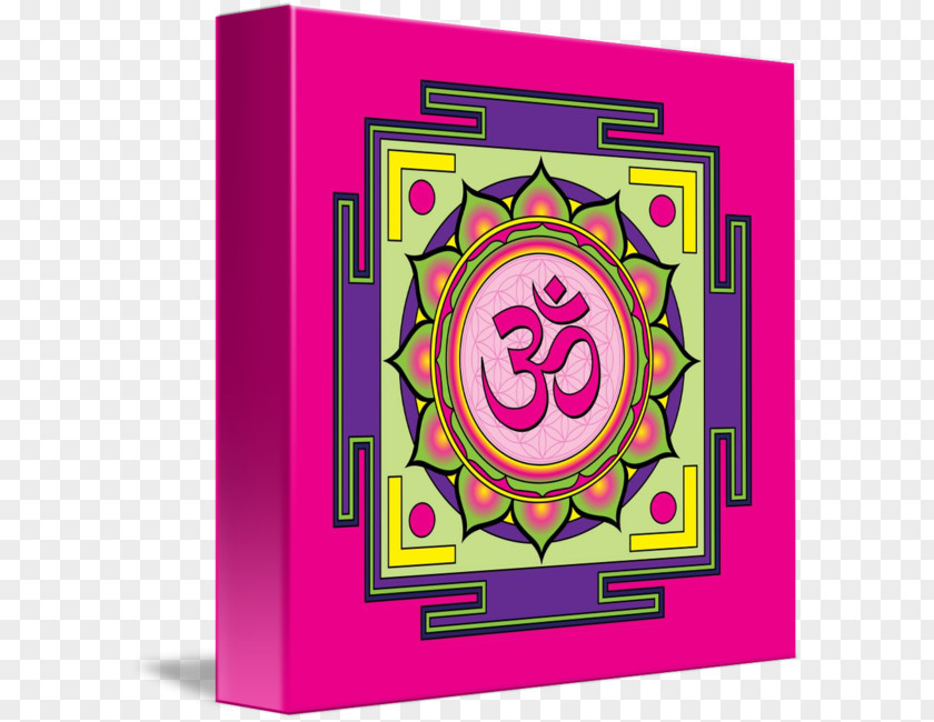 Mandala Om Ganesha Symbol Sticker PNG