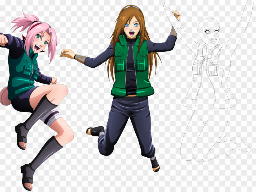 Naruto Sakura Haruno Sasuke Uchiha Ino Yamanaka Kiba Inuzuka PNG