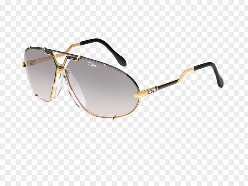 Metal Frame Yellow Crown Sunglasses Cazal Eyewear Ray-Ban PNG