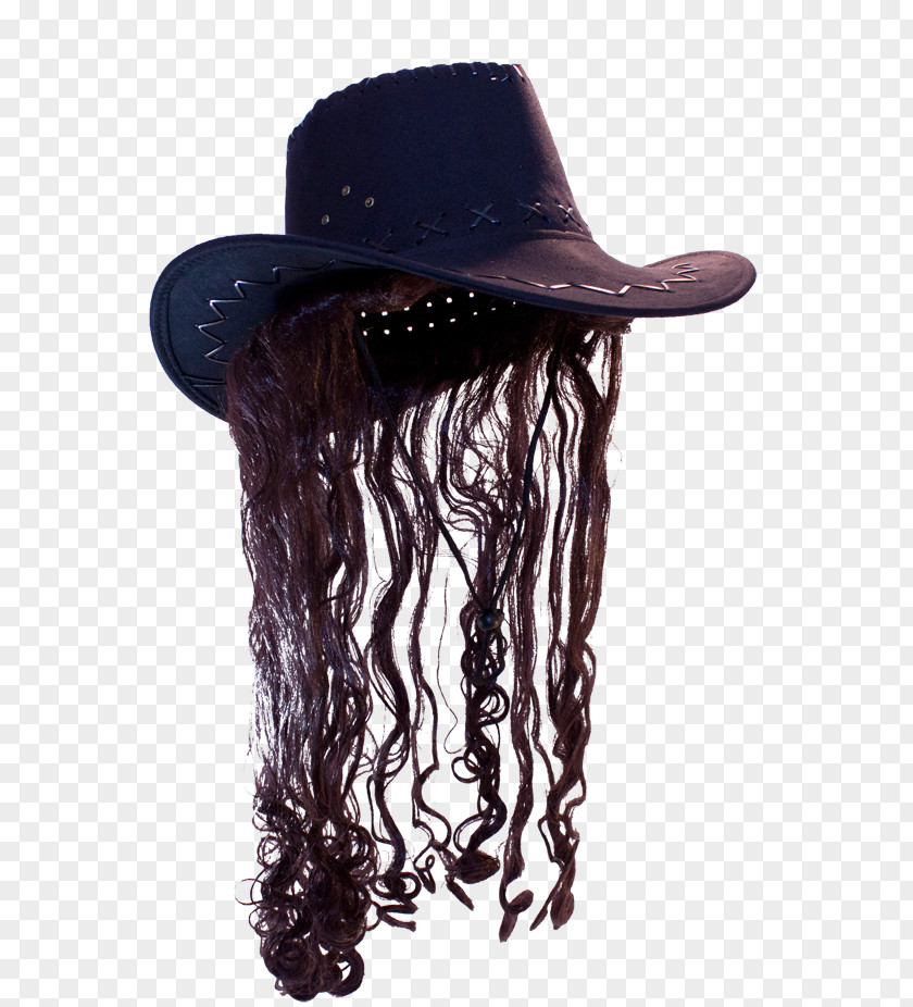 Bob Hair Fedora T-shirt Wig Cowboy Hat Cap PNG