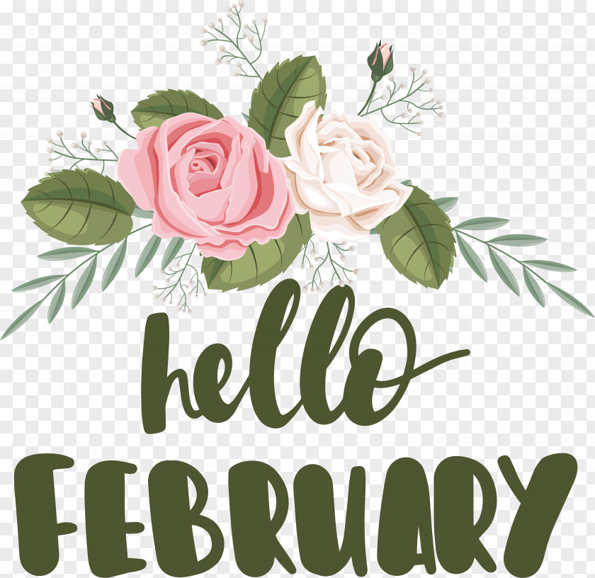 Hello February: Hello February 2020 47462 Watercolor Painting Painting Drawing PNG