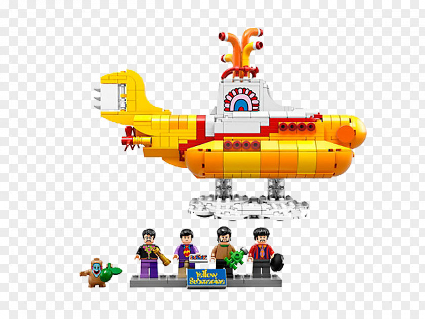 LEGO 21306 Ideas Yellow Submarine The Beatles Lego PNG
