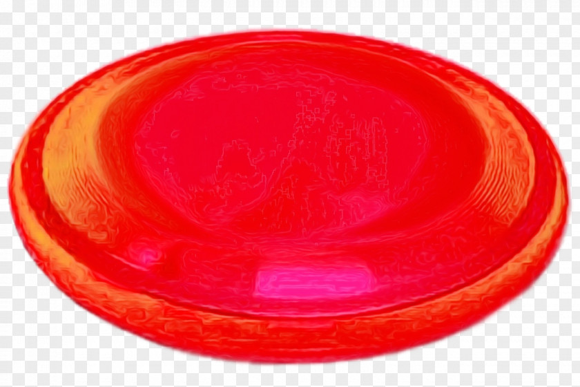 Plastic Platter Red Background PNG