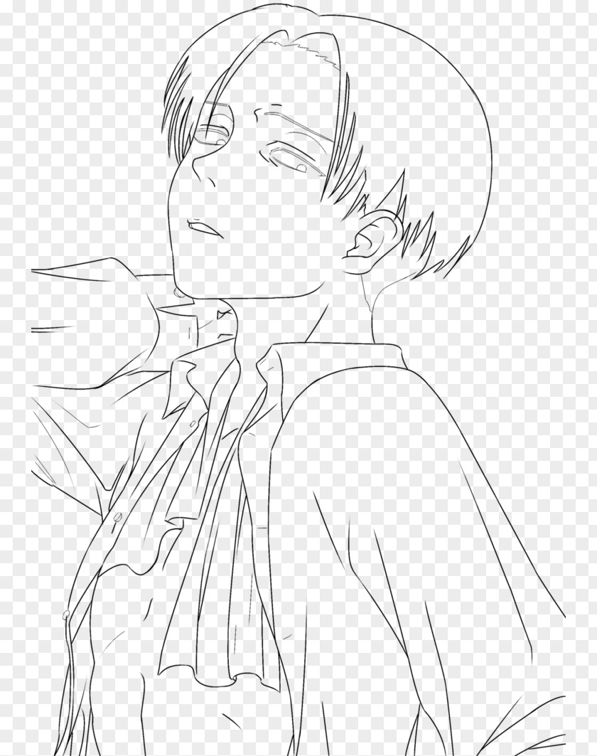 Sketch Lines Levi Line Art Eren Yeager Attack On Titan PNG